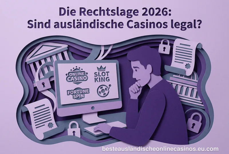 Die Rechtslage 2026: Sind ausländische Casinos legal?
