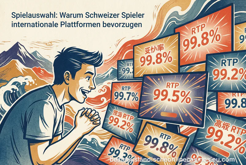 Spielauswahl: Warum Schweizer Spieler internationale Plattformen bevorzugen